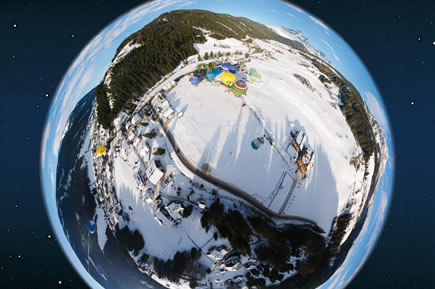 Ballonfahrt &uuml;ber Filzmoos