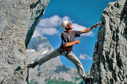 &Uuml;ber 300 Kletterrouren in Filzmoos