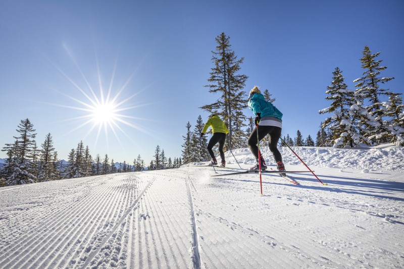 Langlaufen auf der H&ouml;henloipe Rossbrand