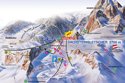 Panorama Dachstein Gletscher