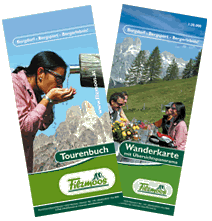 Wanderkarte und Tourenbuch