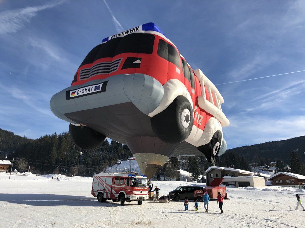 Der Feuerwehr-Ballon