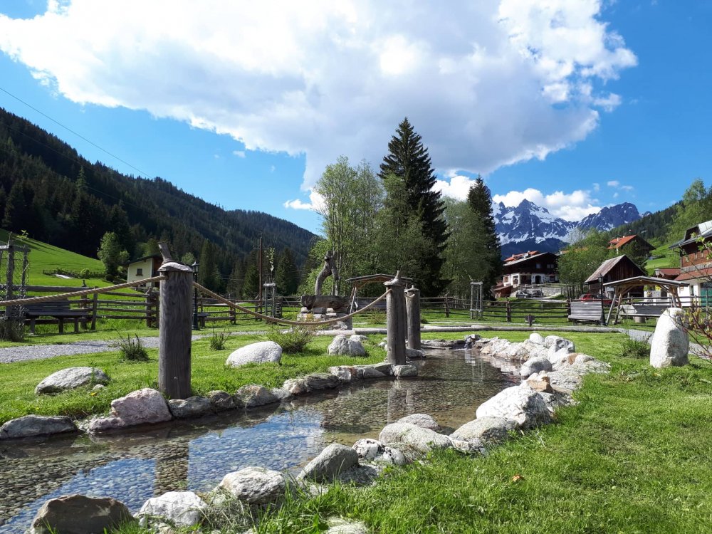 Kneippanlage am Fuße der Bischofsmütze