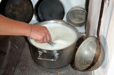 milch-aufkochen