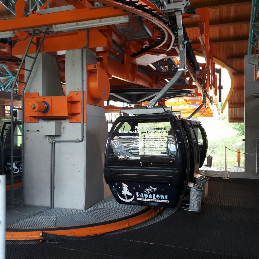 Mit der Gondel auf den Roßbrand