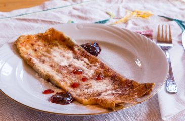 preiselbeer-palatschinke