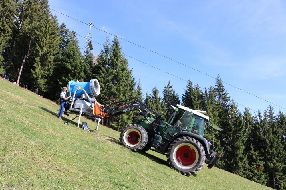 Startklar für Beschneiung